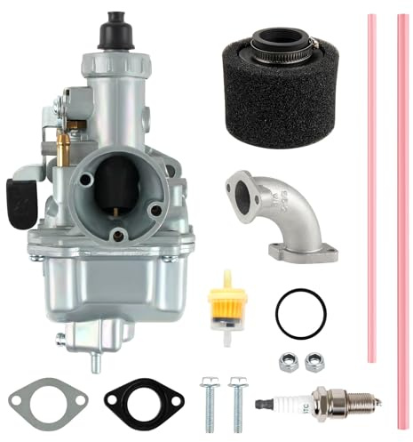 DOCAS VM22 26 mm Carburateur compatible pour Quad Pit Bike 110cc 125cc 140cc XR50 CRF70 DHZ SSR TaoTao Coolster Lifan YX Zongshen Apollo X15 X18 DBX125