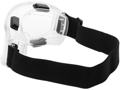 MARCBUSE Gafas de protección ocular a prueba de arañazos, lentes transparentes, resistentes a los impactos, gafas antivaho con correa elástica