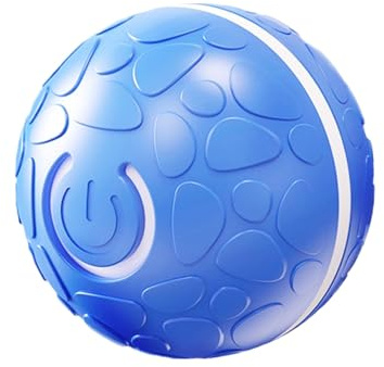 DONGKER Palla Interattiva per Cani, Giocattolo Pallina per Cani Saltare Automatica con Luce LED e Sveglia Intelligente, Giochi per Cane Ricaricabile Tramite USB per Cane di Piccola e Media Taglia