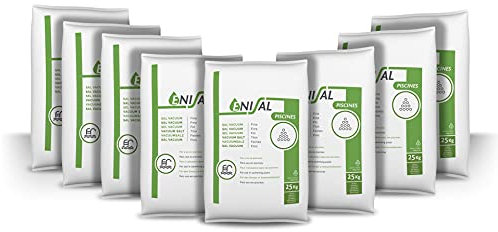 Sal fina para cloración salina piscinas. Pack de 200 Kg