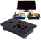 Kit gioco Joystick codificatore USB a ritardo ridotto per controller PC fai da te Pannello acrilico nero per giochi