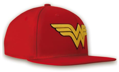 Logoshirt®️ - DC Comics - Wonder Woman - Logo - Cappelino Snapback per Bambino - Ricamati