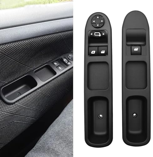 2 Pezzi Controllo Interruttore Finestrino, finestrini 207, per Peu Geot 207 Ci Troen C3 6554QC Finestra Pulsante Interruttore Controllo 6 pin 6490HQ