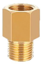 XSDSM Threaded Brass Hexagonal Reducing Connector G1/8 Internal Thread * G1/8 External Thread Suitable for tap Pipe Joint Conversion