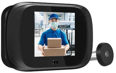 Digital dörrvisare Framdörr titthålskamera 2,8 tums färgskärm Monitor 90 graders vidvinkel Hem Visuell dörrklocka titthålsvisare