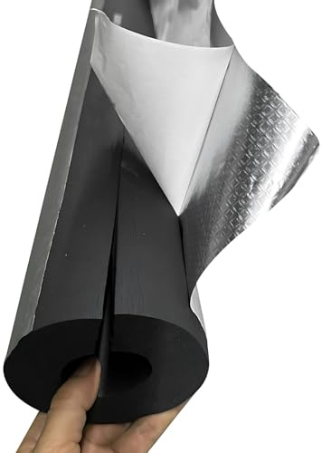 Aislamiento de Tuberías para Exteriores ID 20-377.0 mm Aislante Tubo Aire Acondicionado 30 mm Espesor Papel de Aluminio Coquilla Aislante(ID 27.0 mm)