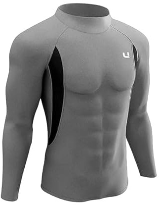 UNIQUEBELLA Sous-vêtements thermiques pour homme, sous-vêtement fonctionnel, sous-vêtements de ski pour homme, sous-vêtements thermiques d'hiver, sous-vêtements thermiques, M