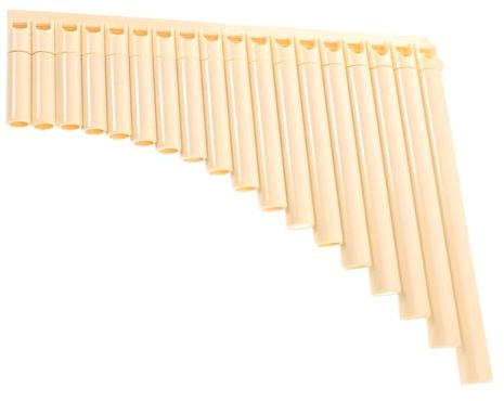 TOYANDONA 18-pipe Pan Flute Instrument Made of Lightweight Abs Plastic for Beginners, Improves Vital Capacity, for School Use and Music Learning