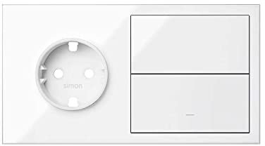 Simon 10020203-130 interruptor de luz Blanco