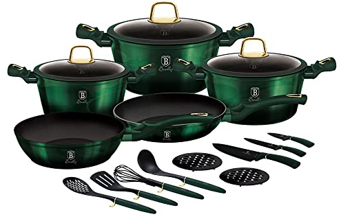 Berlinger Haus 17-Piece Cookware Set (Emerald)