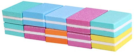BELLIFFY 10pezzi Unghie Blocchetti Piccoli Quadrati Multiuso Per Manicure Art Raspa Unghie Delicata Compatto e Portatile Per Cura e Riparazione