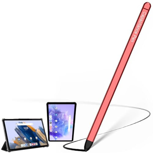 Fold7/Fold6/Fold5 Stylus Lapiz, Samsung s Pen Replacement, Lapiz Tactil con para Galaxy Tab A9+, Lápices Punteros para Samsung Galaxy Z Fold7/Tablet Pen Bolígrafo para iOS Pads-Rojo