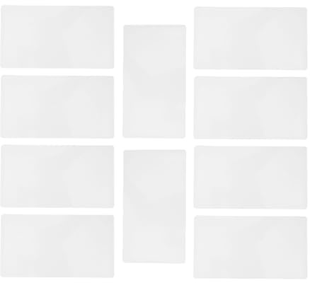 DIYEAH Lot de 10 Planches de Dessin Transparentes en Pvc 14x22 Cm pour Stylo D'impression 3d, Tapis de Stylo 3d Polyvalent pour Garçon et Filles, Accessoires Créatifs de Dessin