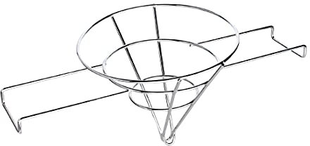 Vogue Ölfilterkegel, Silber, Größe: 250 mm, Material: verchromtes Eisen, passend für Papierkegel CN958, unterstützt die Ölfiltration, CN956