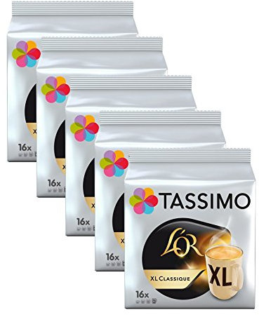 Tassimo L'OR XL Classique - Pack de 5