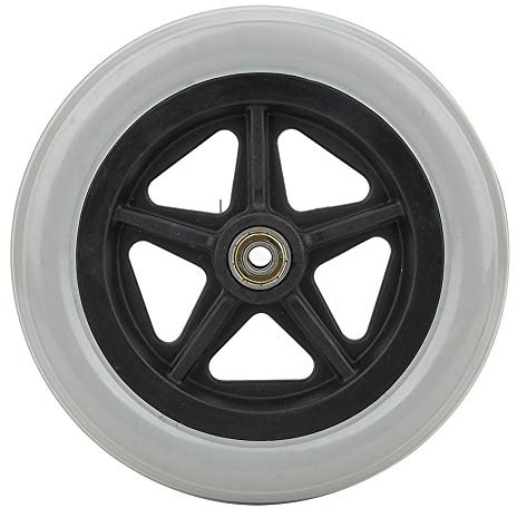 7 Inch Manual Wheelchair Front Wheels Replacement Parts Disabled Old People Health-care Vehicles Walk Chair Walker Rubber Wheels