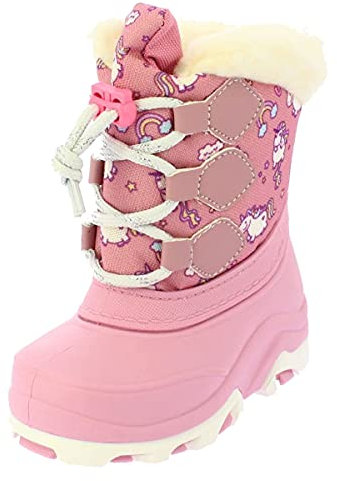 Beck M dchen Wintertraum Schneestiefel, Pink, 32 EU