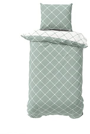 BLUE MOON Bio Renforcé Premium Bettwäsche Bettwaren in Allen Größen 135x200 | 140x200 | 155x220 Bettwäsche-Sets Kühlend Winterbettwäsche Sommerbettwäsche Graue Türkis Hellgrau Bed Sheets