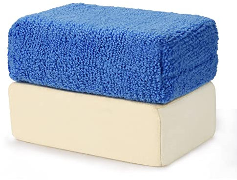 oumuik Car Sponge,Windscreen Sponge -Car Window Cleaner No Smear Fog Remover 2Pcs