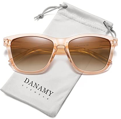 DANAMY Sunglasses Womens Polarized Sunglasses for Women Men UV Protection