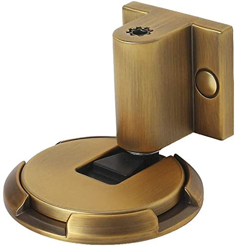 Terrassentürverschluss Magnetischer Türstopper Robuster Und Starrer Türstopper, Zinklegierung, Moderner Wandtürstopper, Türaufhängung, Türverschluss Türstoßstange