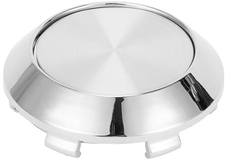 A ABSOPRO Tapacubos De Centro De Rueda Tapas De Buje Tapas De Llanta Od: 70mm/2.76 Tapas De Rueda Tapacubos Plástico Tono Plateado 1Pc Para Ford Para Bmw Con Pegatina De Tono Plateado