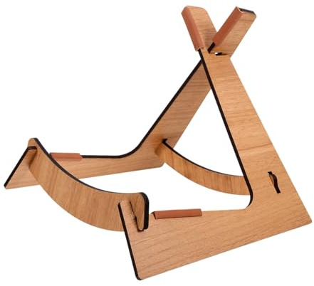 LRXIYODE Support de Guitare en Bois Élégant et Pliable pour Basse et Guitares Électriques, Design Polyvalent et Multifonction pour Usage Sol en Intérieur