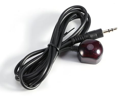 ACOGEDO Câble prolongé du Récepteur Infrarouge IR de 3,5 Mm pour la Télécommande - Signal de Réglage pour l'équipement Boîtier et Fonction AV avec fonctionnalité Fiche et Jeu, 1,22 M Longueur