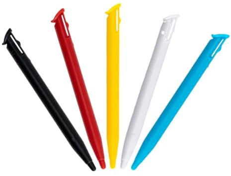 Mcbazel 5 Pièces Stylet Écran Tactile pour Nintendo New 2DS XL, Stylets de Remplacement pour Écran Tactile Nintendo New 2DS XL(Plusieurs Couleurs)