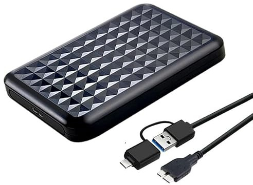 Tianken Ultra Slim Portable External Hard Drive 2.5'' USB 3.0 HDD Storage for PC, Mac, Laptop, PS4, PS5, Xbox one (320GB)