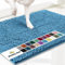 Muddy Mat® Original Dog Door Mat for Muddy Paws, Super Absorbent Microfiber, Non-Slip Washable Pet Rug, Quick Dry Chenille Entryway Carpet, Machine Washable Indoor Outdoor mat, Sky Blue 24x35