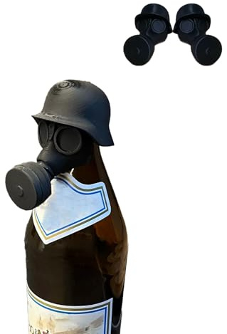 LUHOCIY 2 Pièce Bouchon Bouteille Vin, Bouchon Gourde, Bouteille Champagne, pour Bouteilles de Bière, Bouteilles de Boissons Protection Efficace Contre la Poussière et la Contamination