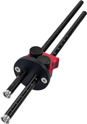KESOTO Calibro di Marcatura Della Ruota, Calibro per Mortasa, Calibro a Doppia Testa per Carpentieri Strumenti di Misurazione, Calibro di Precisione per