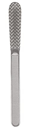 Lima per unghie in acciaio inossidabile Doppio lato lucidato Lavabile Strumento per nail art portatile per saloni di bellezza domestici Manicure professionale Pedicure Lima per