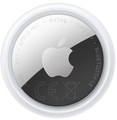 Apple AirTag spårare (2. generationen), 1 st – Förbättrad Högtalare, Längre Räckvidd