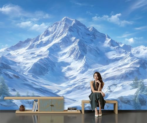 Papel Tapiz Mural Vista Panorámica La Cordillera Papier Peint Paisaje Natural En 3D Mural Estéreo Fondo De Tv Papeles De Pared Decoración Del Hogar Papel Tapiz 3D 250 X 175 Cm