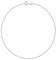 Planetys - Singapurkette Knöchelkette Fußkettchen 925 Sterling Silber rhodiniert 1 mm Breite