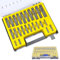QLOUNI Kit de 150Pcs Forets Hélicoïdaux Forets HSS Titanium Micro Drill Micro Mèche Set Outils 0.4mm-3.2mm pour Bois, Métal, Plastique, Bijoux