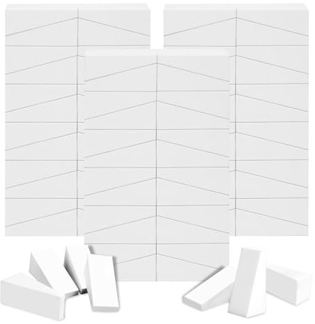 AUAUY 72 PCS Make up Schwamm Set, Latexfrei Kosmetik Schwämmchen, Klein Wiederverwendbarer Beauty Blender Makeup Schminkschwämmchen für Flüssigkeit Foundation Puder Sonnenschutz und Creme (Weiß)