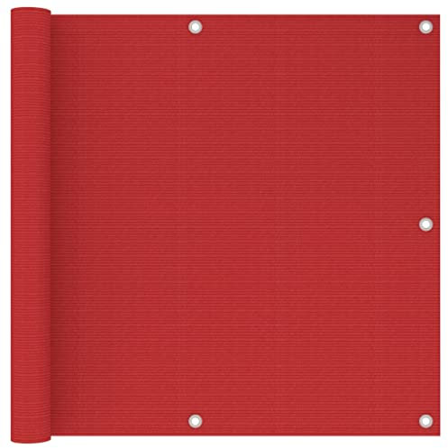 Marktschirm,Sonnenschirm GroßBalkon-Sichtschutz Rot 90x500 cm Hdpegeeignet FüR AußEnbereiche,MäRkte,SchwimmbäDer,Einkaufszentren,Concierge-EingäNge