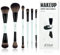 Jessup Pinselset Makeup Pinsel Set, 6tlgs Make Up Pinsel, 10-in-6 Duo-End Pinsel Must-have Kollektion, Foundation Puder Lidschatten Kontur Eyeliner Highlighter Rouge Pinsel, helles Zyan T501