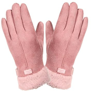 Guanti riscaldati USB da donna rosa invernali guanti caldi elettrici con 3 modalità di riscaldamento touchscreen guanti elettrici scaldamani per pesca invernale, sci, snowboard