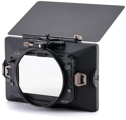 Tilta Mirage Pro MB-T17-S136 Kit de support simple mat avec dos de 136 mm, pare-soleil d'objectif d'appareil photo avec cadre de filtre de 10,2 x 14,4 cm, adaptateur à pince de 136 mm