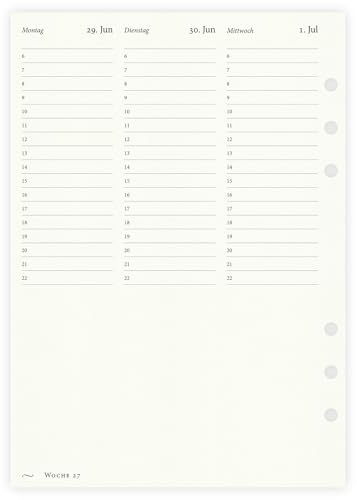 etmamu 1099 Recharge calendrier 2026 A5 | Lignes verticales
