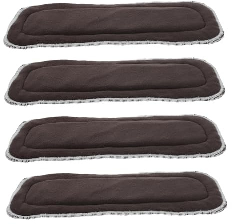 DECOMELODY 4pcs Microfiber Diaper Inserts Pads for Cloth Diapers Reusable Washable Absorbing Inserts Liners for Nappies Bamboo Charcoal Material
