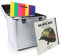 Power Dynamics RC100 Maleta para Discos de Vinilo. Maletin Caja vinilos Aluminio. Almacenaje Transporte LPs de 12, Caja Discos Vinilo. Maleta Acolchada, (Tapa extraíble, Cierres Mariposa) - Plata