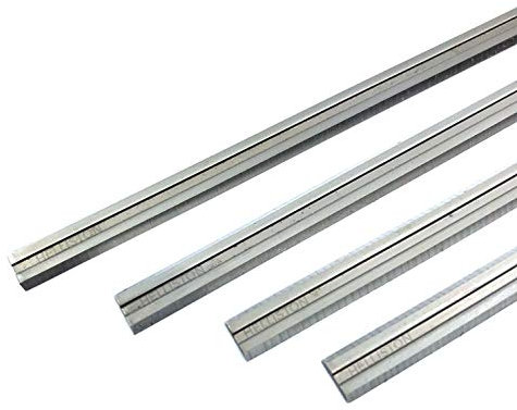 HSS Fers/Lames de rabot 75,5mm (pour AEG, Black & Decker, Bosch, Haffner, Holtz-Her, Kress, Mafell, Metabo, Skil) (10 pièces)