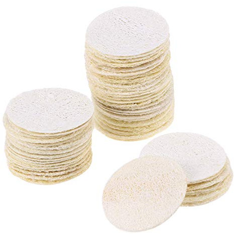 Frcolor Abschminkpads Make-Up Entferner Pads Luffa Pads Peeling Gesichtspads Wiederverwendbare Waschbar 50 Stück