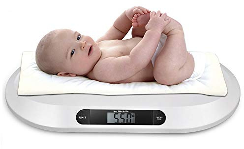 MINUS ONE Pèse-bébé balance pour bébé pesant jusqu’à 20 kg Balance Numerique Pèse Animaux avec écran LCD et Mode TARA