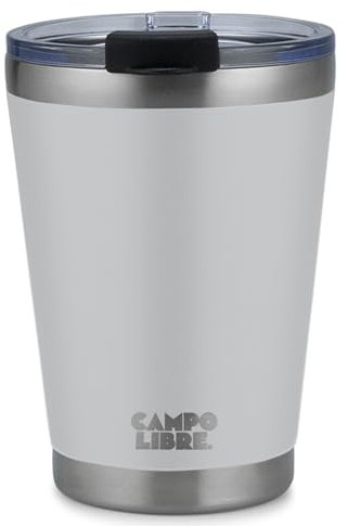 Campo Libre.® Bono I Thermobecher mit verschließbarem Deckel I Campingbecher 350ml I Thermosbecher I Perfekt als Teebecher to-go oder Coffee to-go Becher I Kaffeebecher thermo